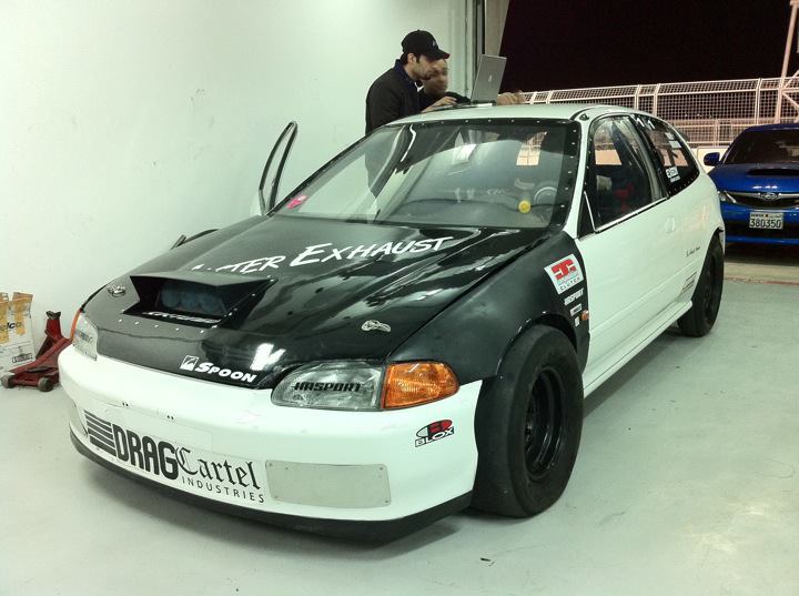 1993 Black and white Honda Civic Street all motor  picture, mods, upgrades