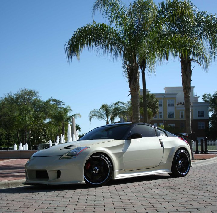 2004 Lambo Pearl White Nissan 350Z Touring picture, mods, upgrades