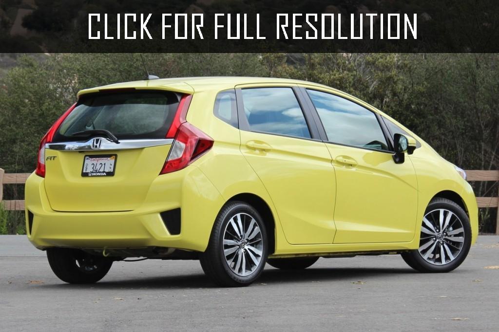 2015 Yellow Honda FIT LX picture, mods, upgrades