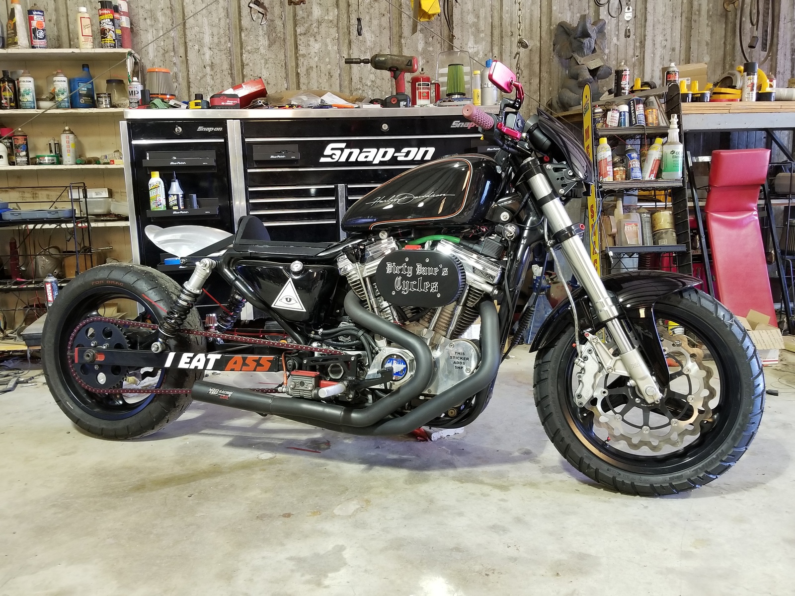 2002 Black Harley-Davidson Sportster 883 picture, mods, upgrades