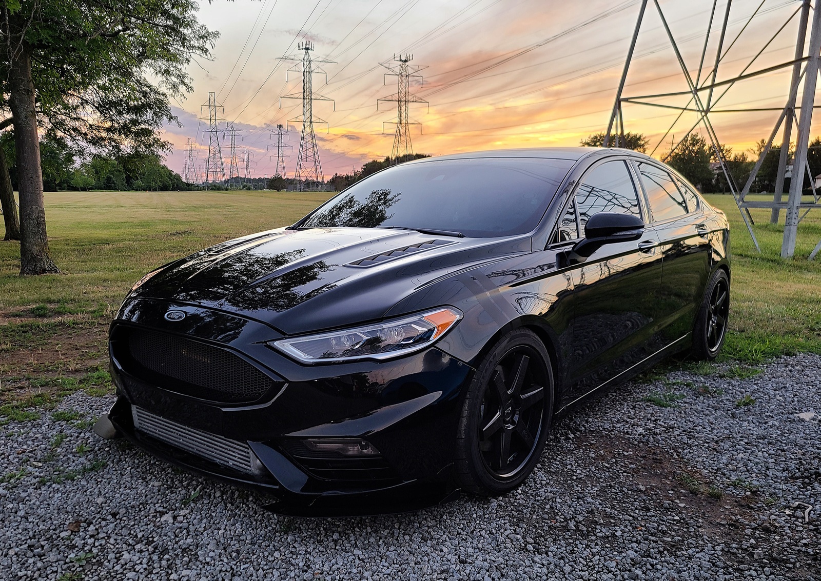 2018 Black Ford Fusion Sport picture, mods, upgrades
