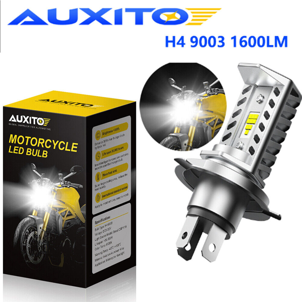 AUXITO Motorcycle LED Headlight For Harley Davidson Sportster 1200 XL 883 H4