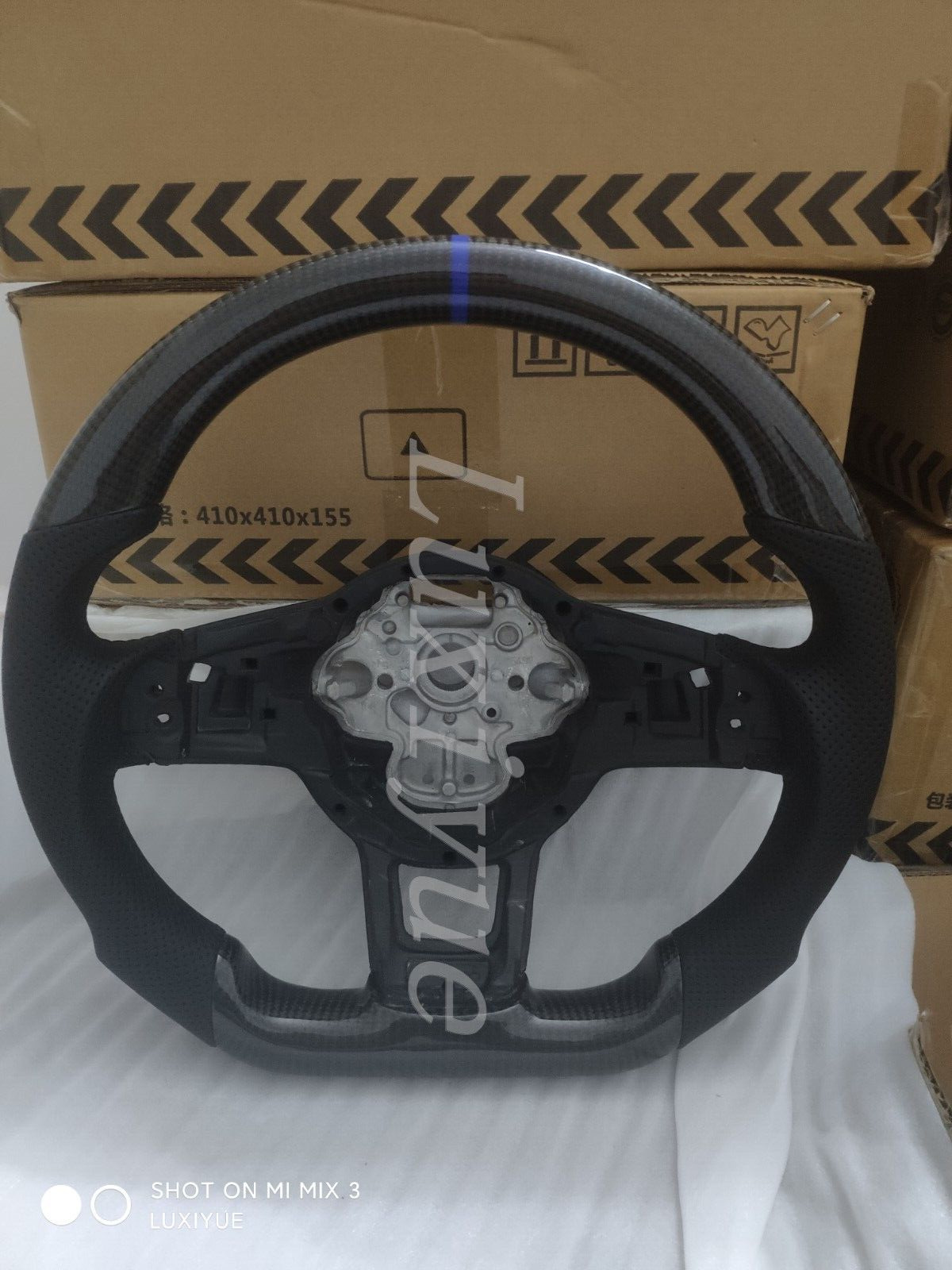 New Real Carbon fiber steering wheel Frame For VW Golf GTI Jetta Polo MK7 Passat