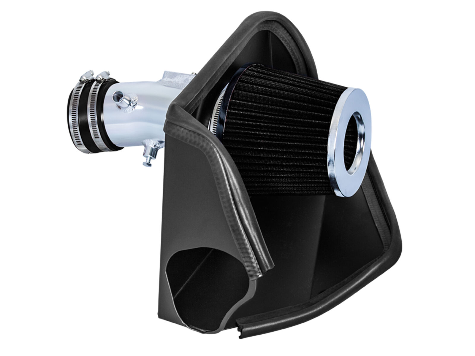 BCP BLACK For 07-12 Altima V6 3.5L Heat Shield Cold Air Intake + Filter