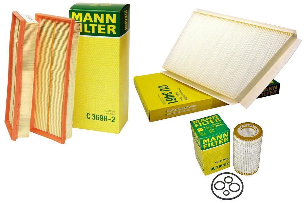 Mann Oil Air Paper Cabin Filter Kit for Benz W203 C203 C209 C230 C280 CLK320