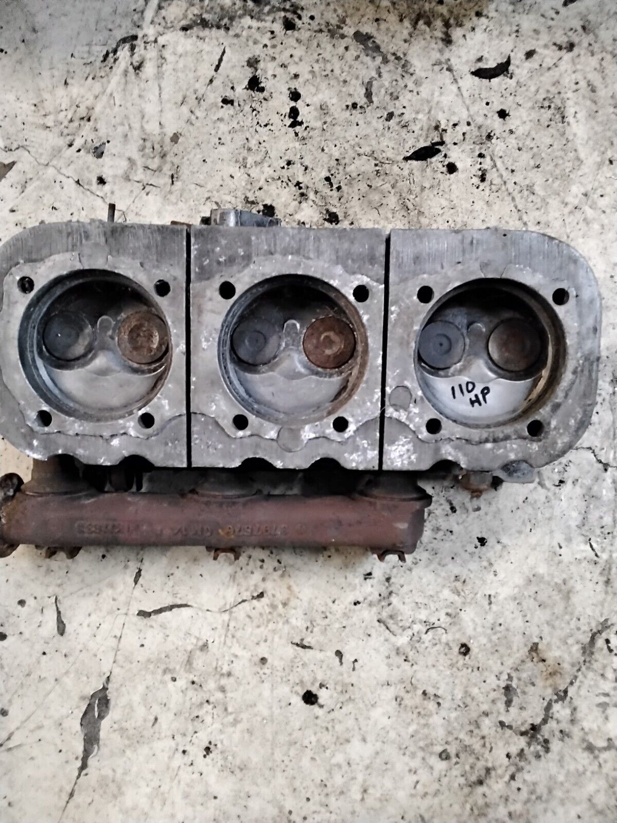 Corvair And FC 110 HP Cylinder Head With Exhaust Manifold