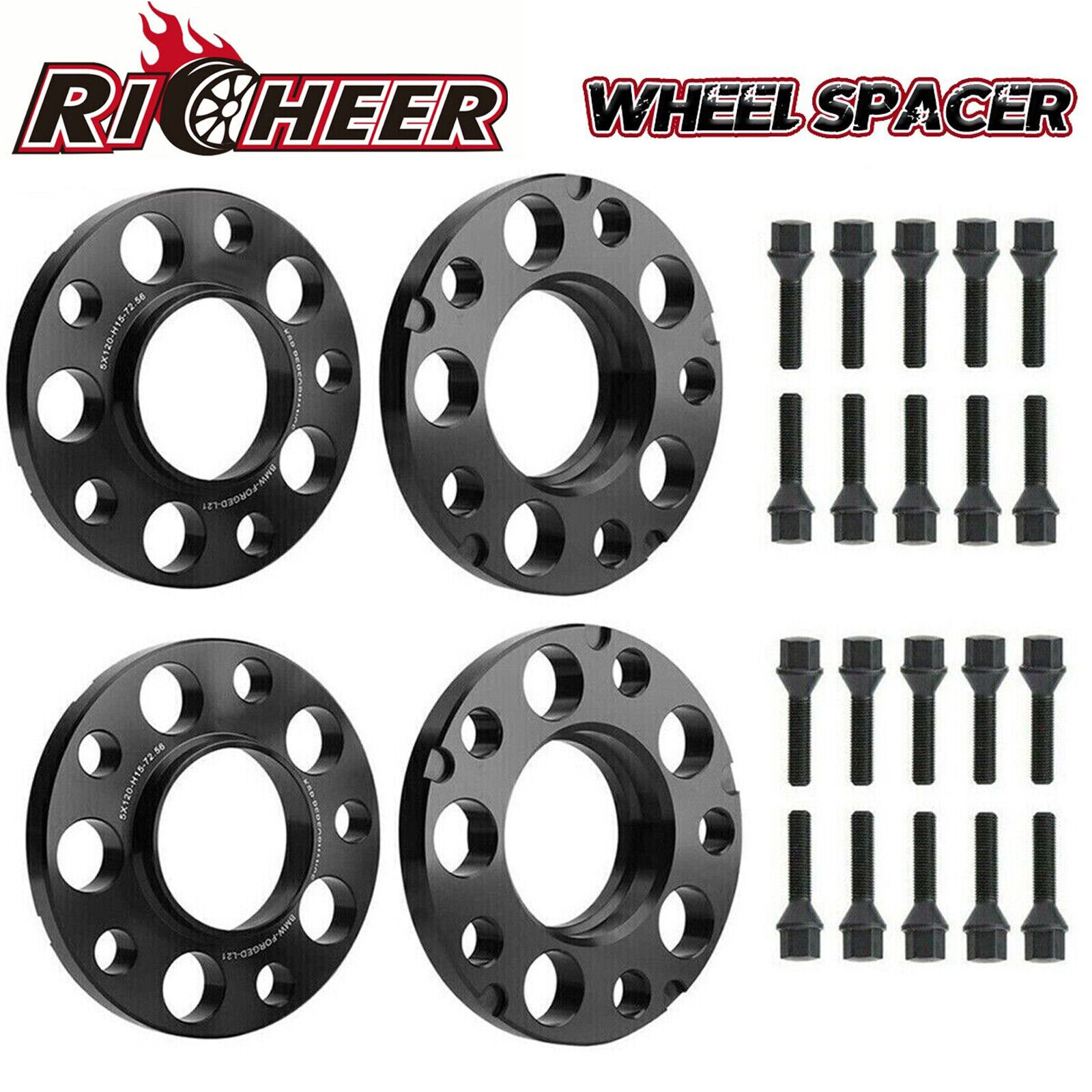 15 + 20mm 5x120 Wheel Spacers HubCentric For BMW F Series F30 F32 F33 F80 F10 M3