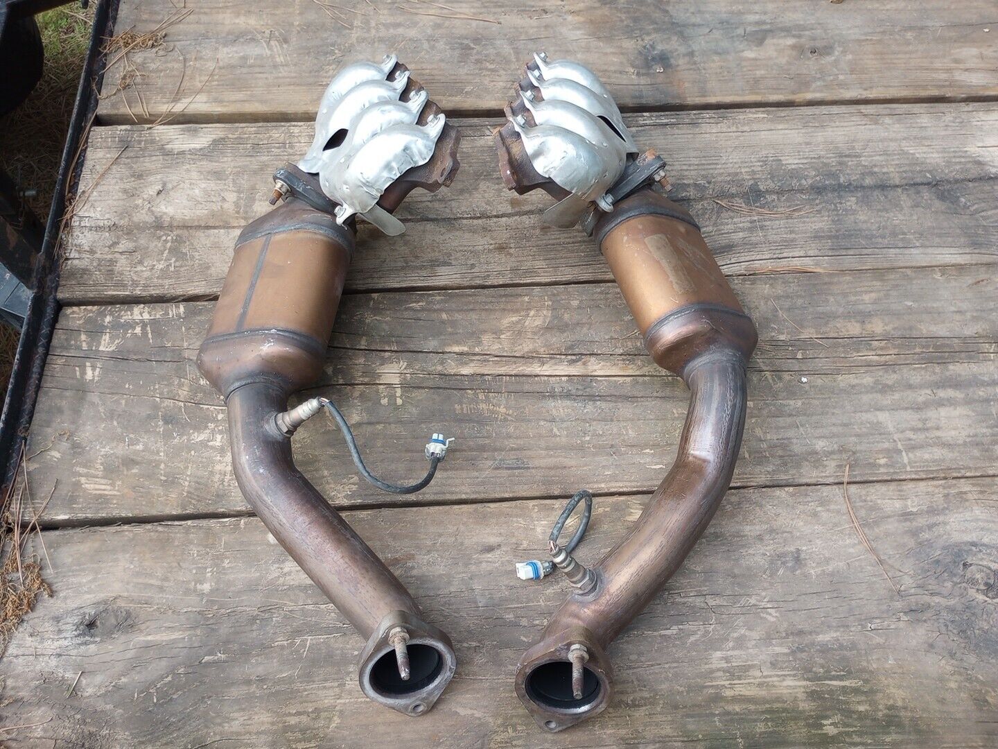 2005-2013 Chevy Corvette C6 Exhaust Manifolds w/ With Downpipe And O2 Sensors
