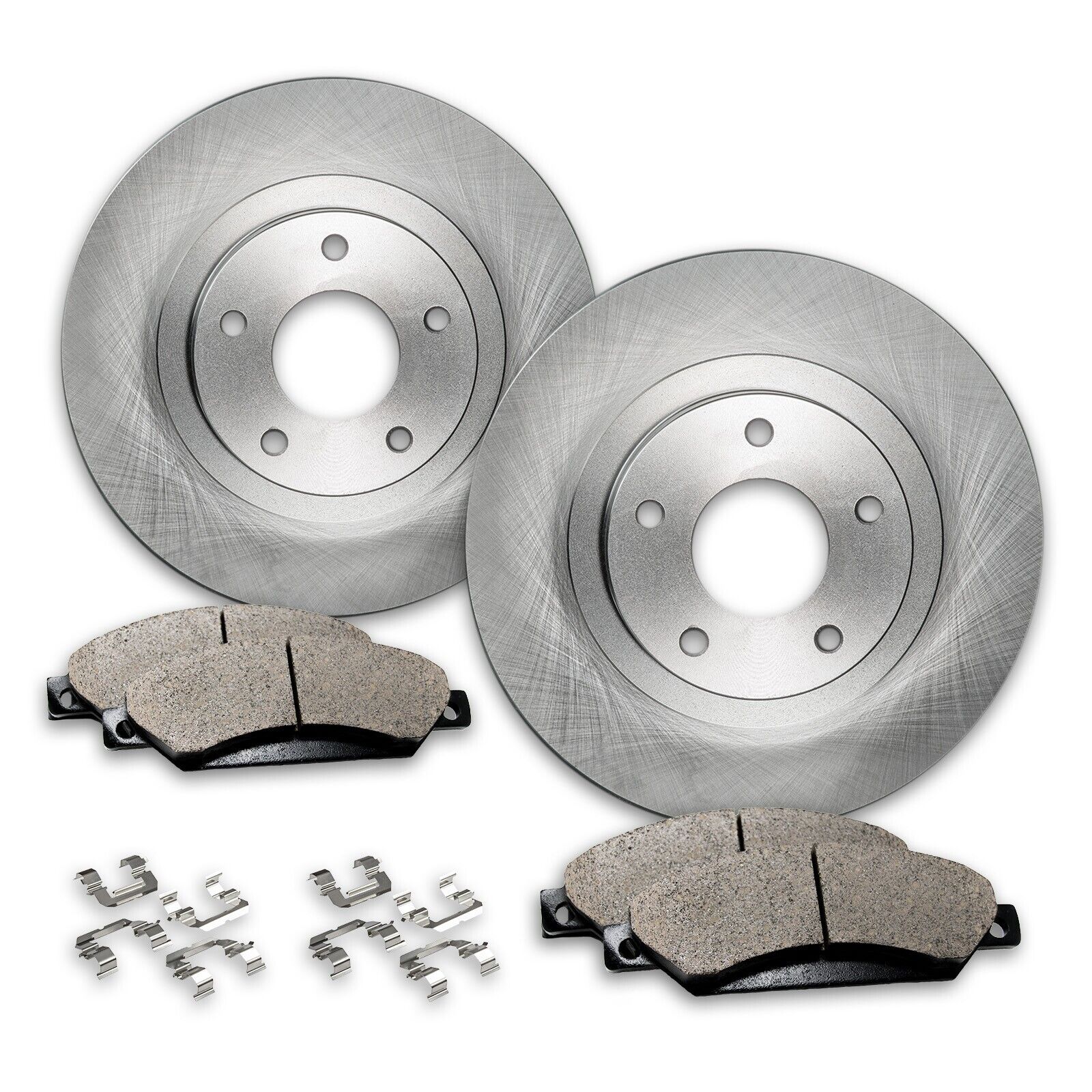 Front Brake Rotors + Ceramic Pads for 2012-2019 Nissan Versa Note Micra