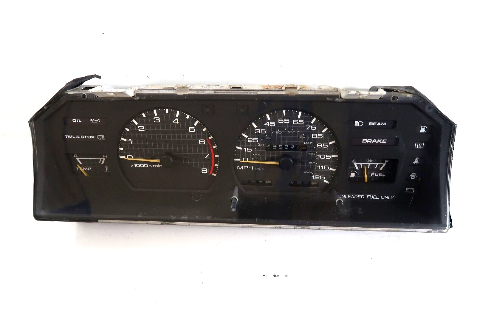 87 88 89 Nissan Stanza Dash Speedometer Instrument Cluster Gauges Tach NP6410