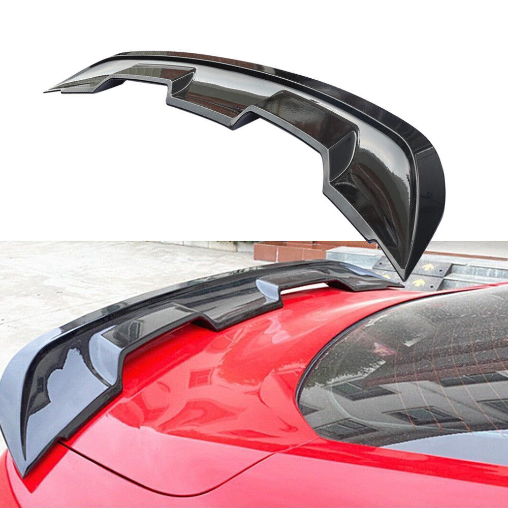 Rear Trunk Spoiler Wing For 2015-2023 Ford Mustang Coupe GT500 Style Gloss Black
