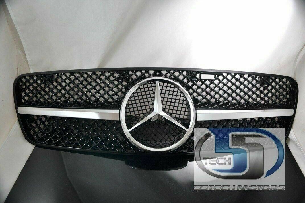 W203 Grill C230 C320 C280 C220 C32 Grille Mercedes Benz 1 Single Fin Style NEW B