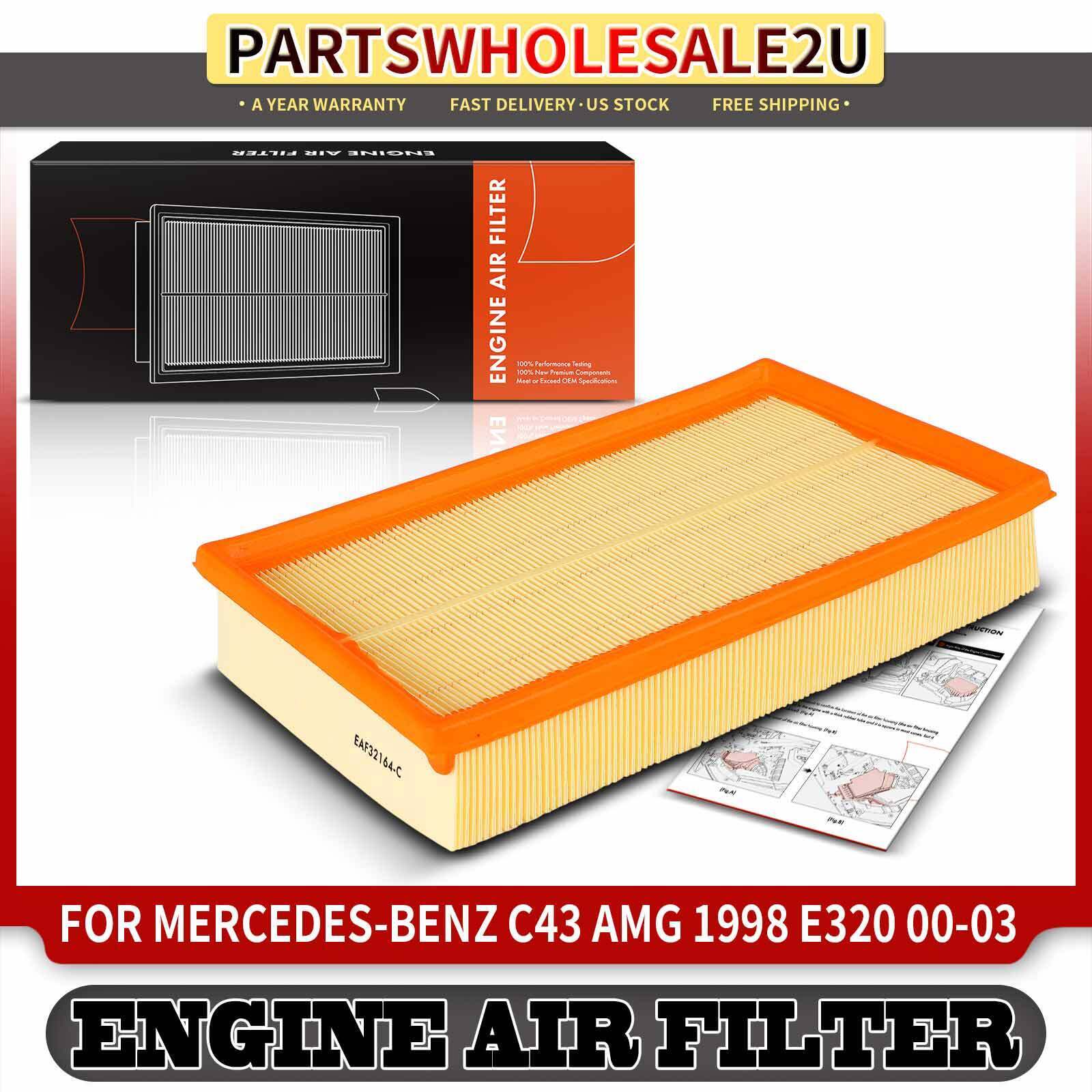 Engine Air Filter for Mercedes-Benz C43 AMG 1998 E320 2000-2003 E430 1999-2002