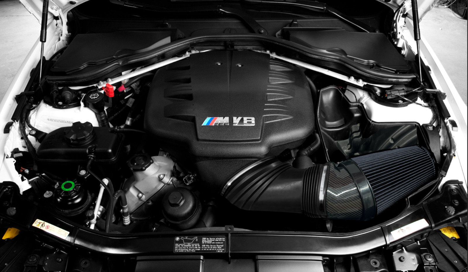 CARBON FIBER air intake for BMW M3 E92 E90 2007 to 2013 BLACK color