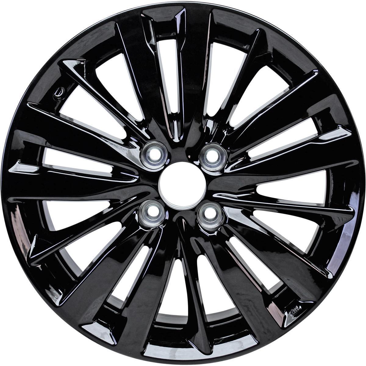 New 16 Inch Aluminum Wheel Rim Fits 2020-2021 Honda Fit 15 Spoke Black