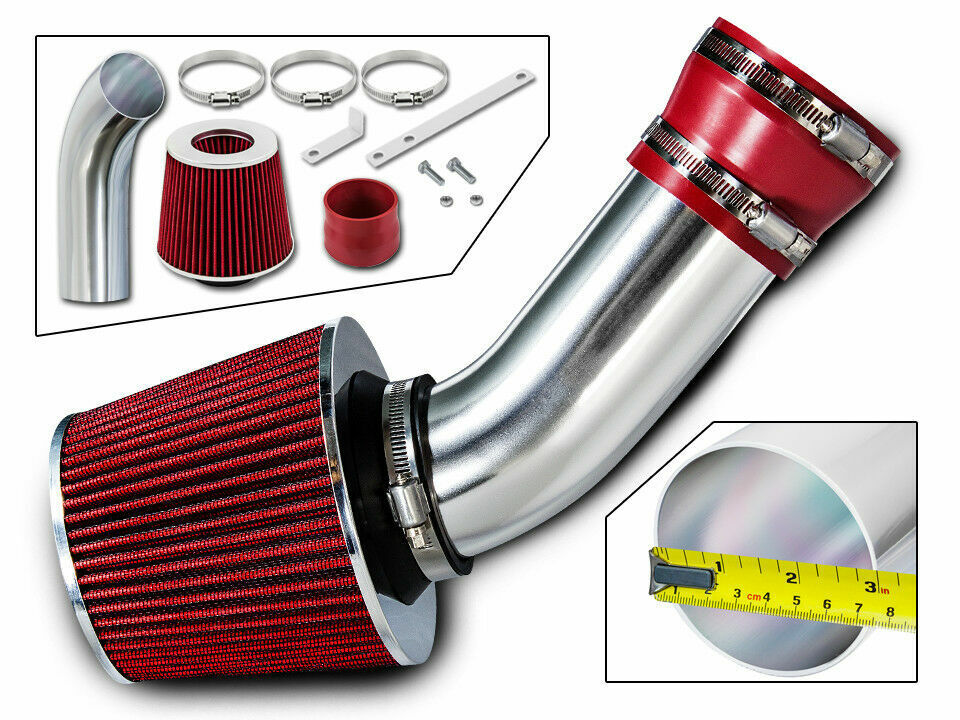 Short Ram Air Intake Kit + RED Filter for 98-03 CLK/E/ML 320 / E430 / 1997 E420