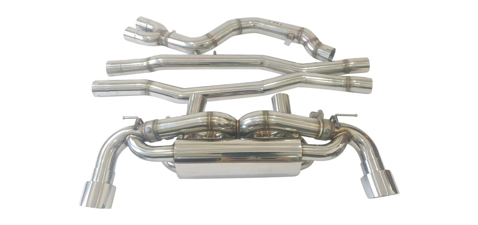 Fit Toyota A90 Supra 3.0 GR TOP SPEED PRO-1 Sport Catback Exhaust System w/valve