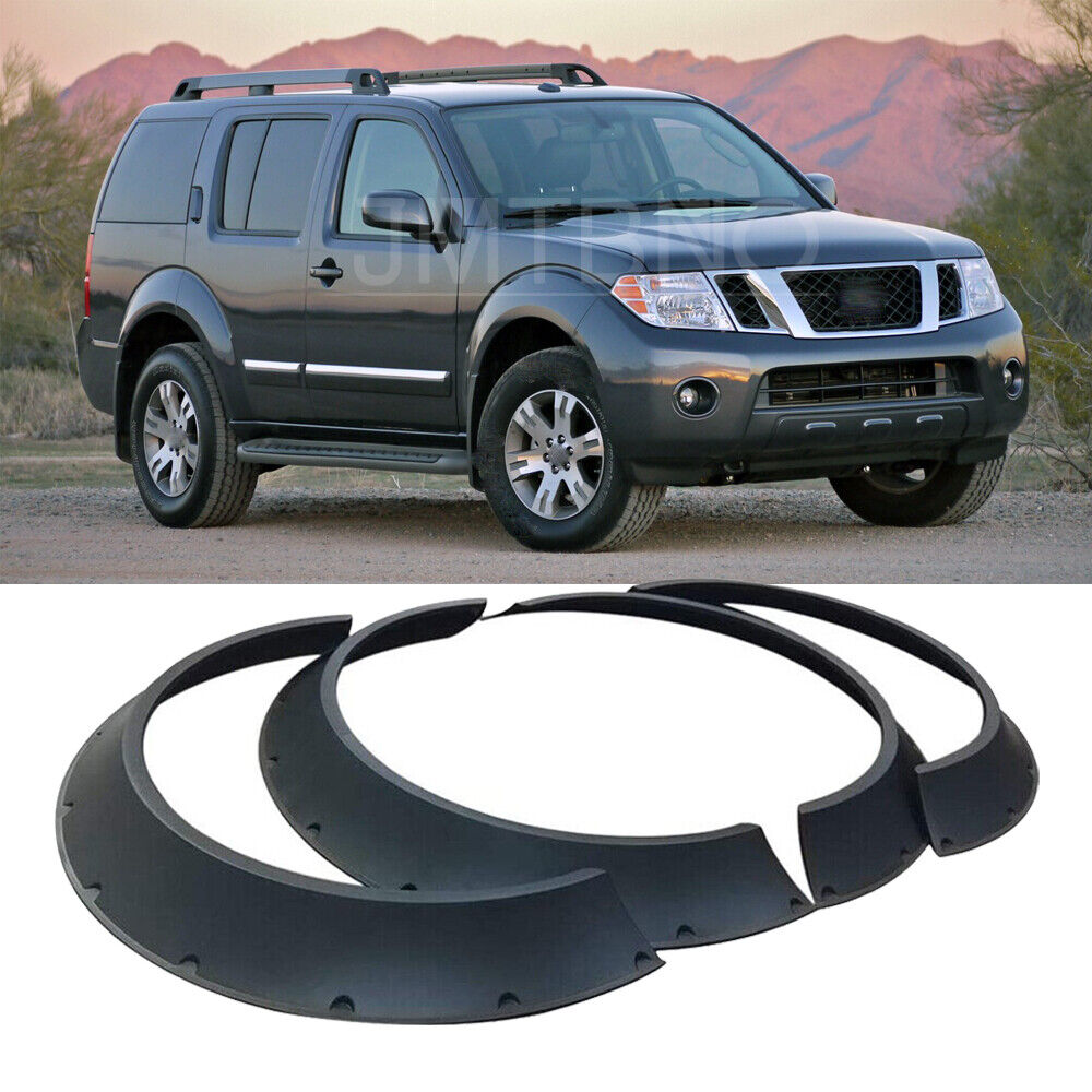For Nissan Pathfinder Fender Flares Extra Wide Flexible Wheel Arches Body Kit