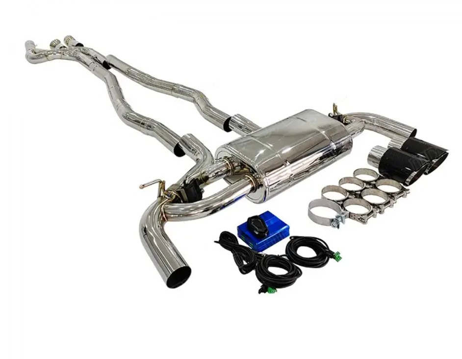 304 Stainless Steel Valved Exhaust For 2020+ Gr Supra Mk5 A90
