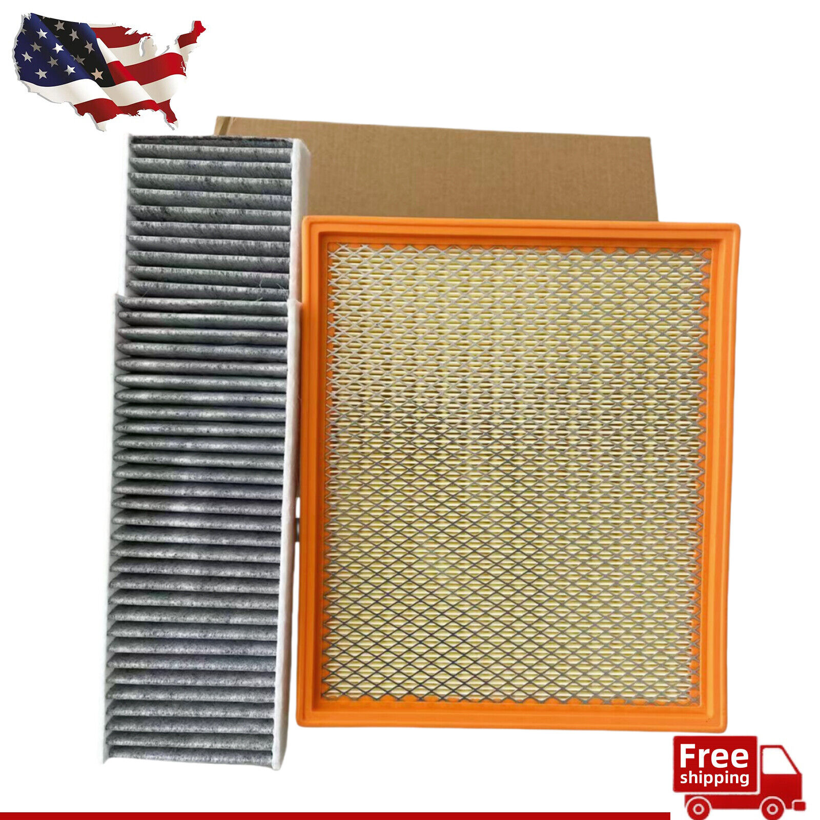 Engine Air Filter+Cabin Air Filter For 2005-2019 Frontier Patherinfder xTerra