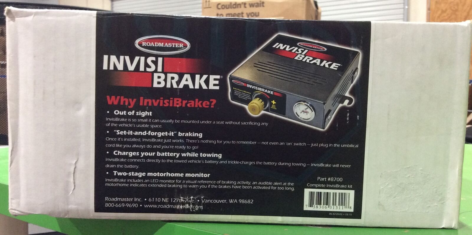 Brand New Roadmaster 8700 Invisibrake Hidden Brake