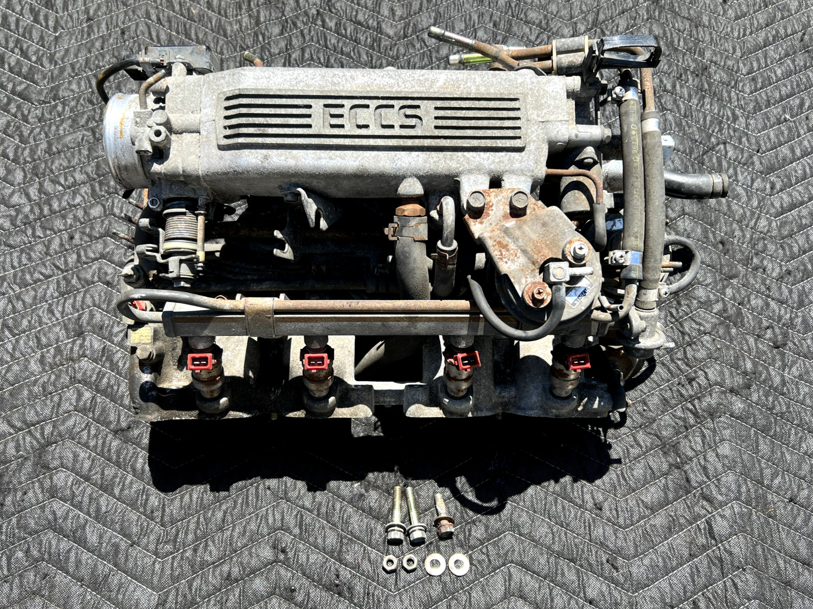 1989-1990 Nissan 240sx S13 KA24E Air Intake Manifold Assembly Complete SOHC