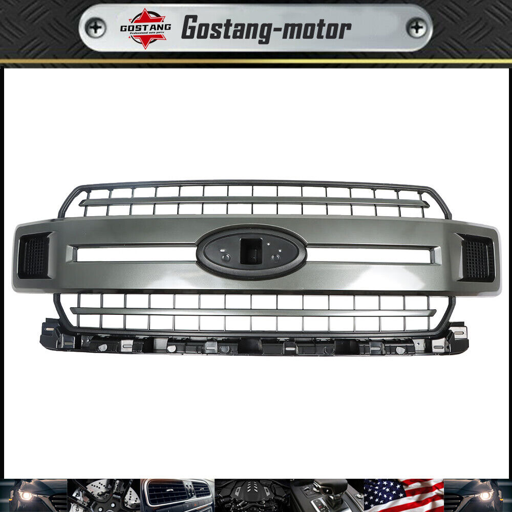Front Bumper Grille Replacement Grill Fit For 2018 2019 2020 Ford F-150