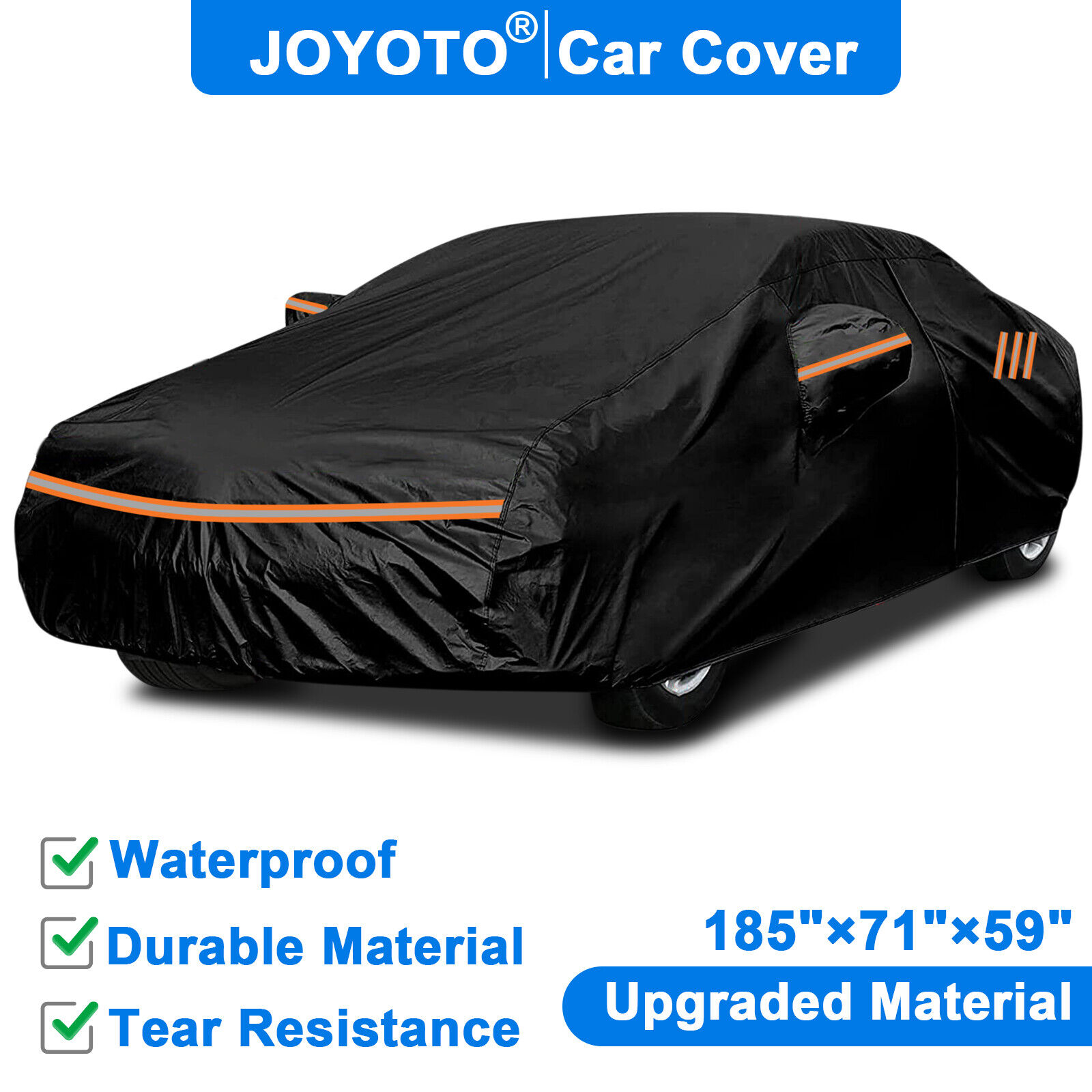 For Nissan Sentra Waterproof Full Sedan Car Cover UV Resistant Outdoor