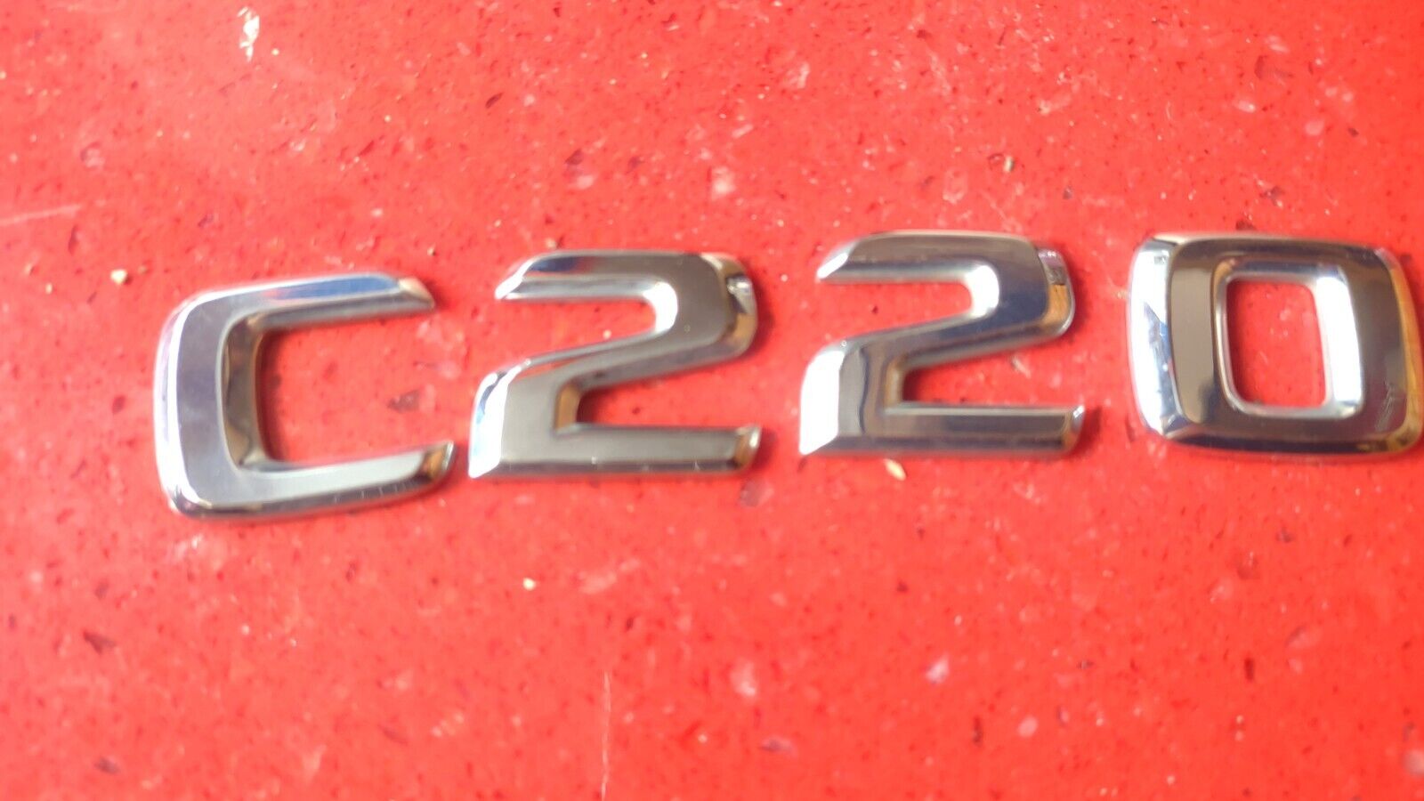C220 Letter Trunk Emblem Rear Badge Nameplate for Mercedes Benz C 220 original 