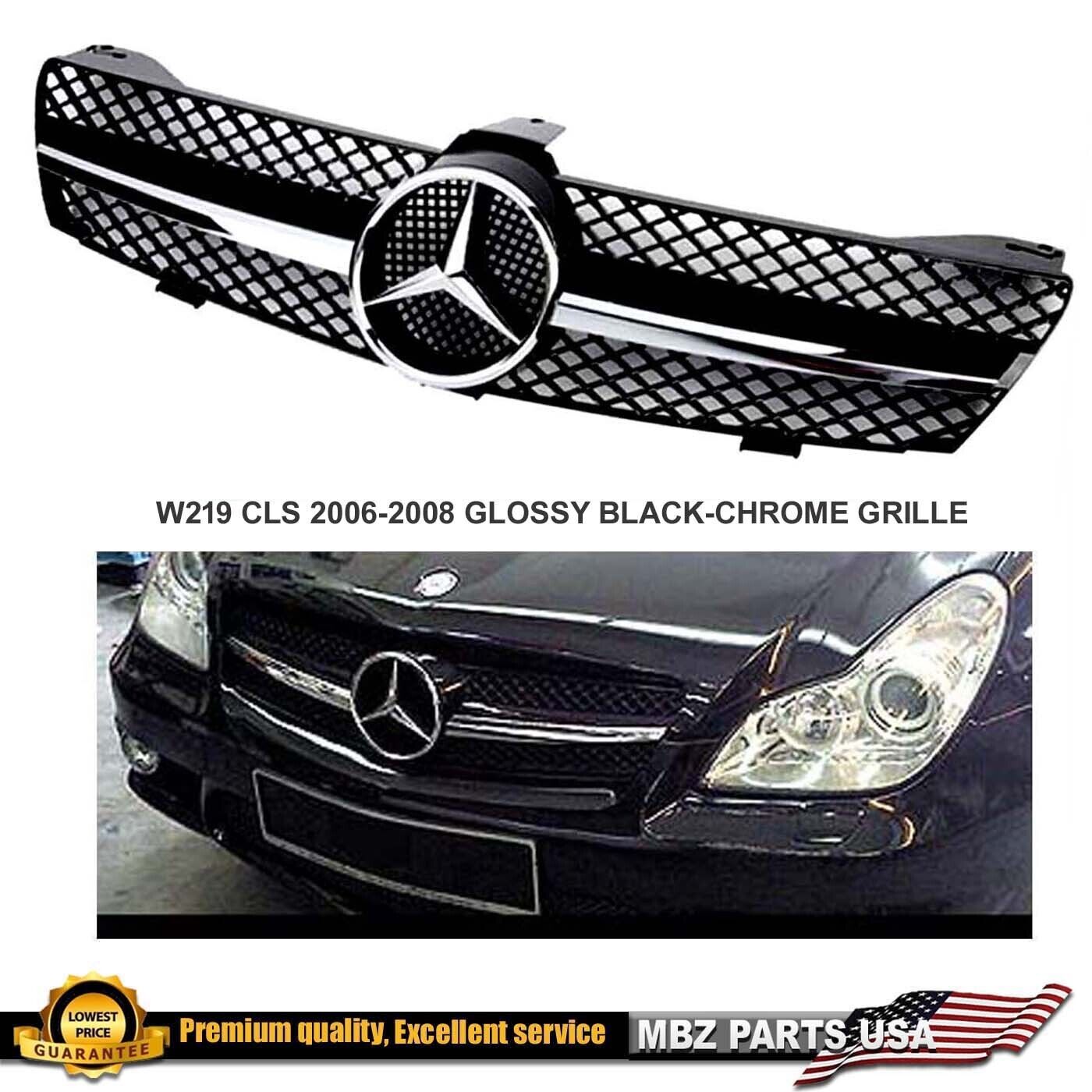 2006 2007 2008 CLS63 CLS600 CLS500 CLS55 Black-Chrome Grille CLS AMG emblem Star