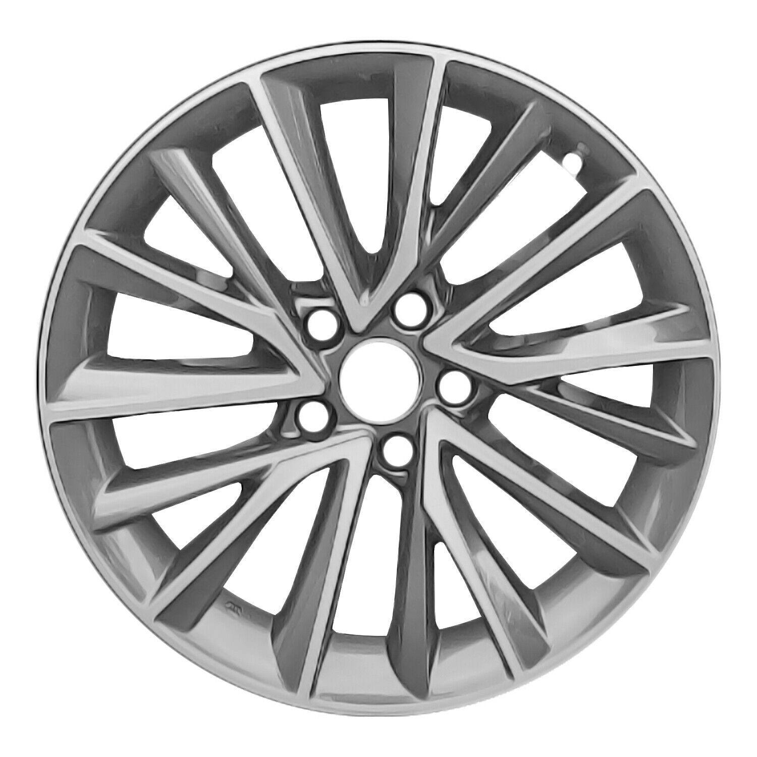 Refurbished 18x7.5 Machined Medium Charcoal Metallic Wheel fits 2022 Lexus NX250