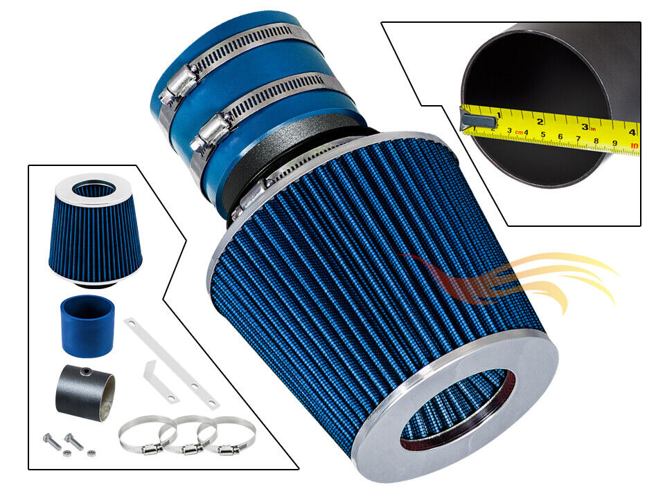 BCP RW BLUE For 2000-2009 Sephia Spectra 5 1.8L 2.0L 2.5L Air Intake Kit+Filter