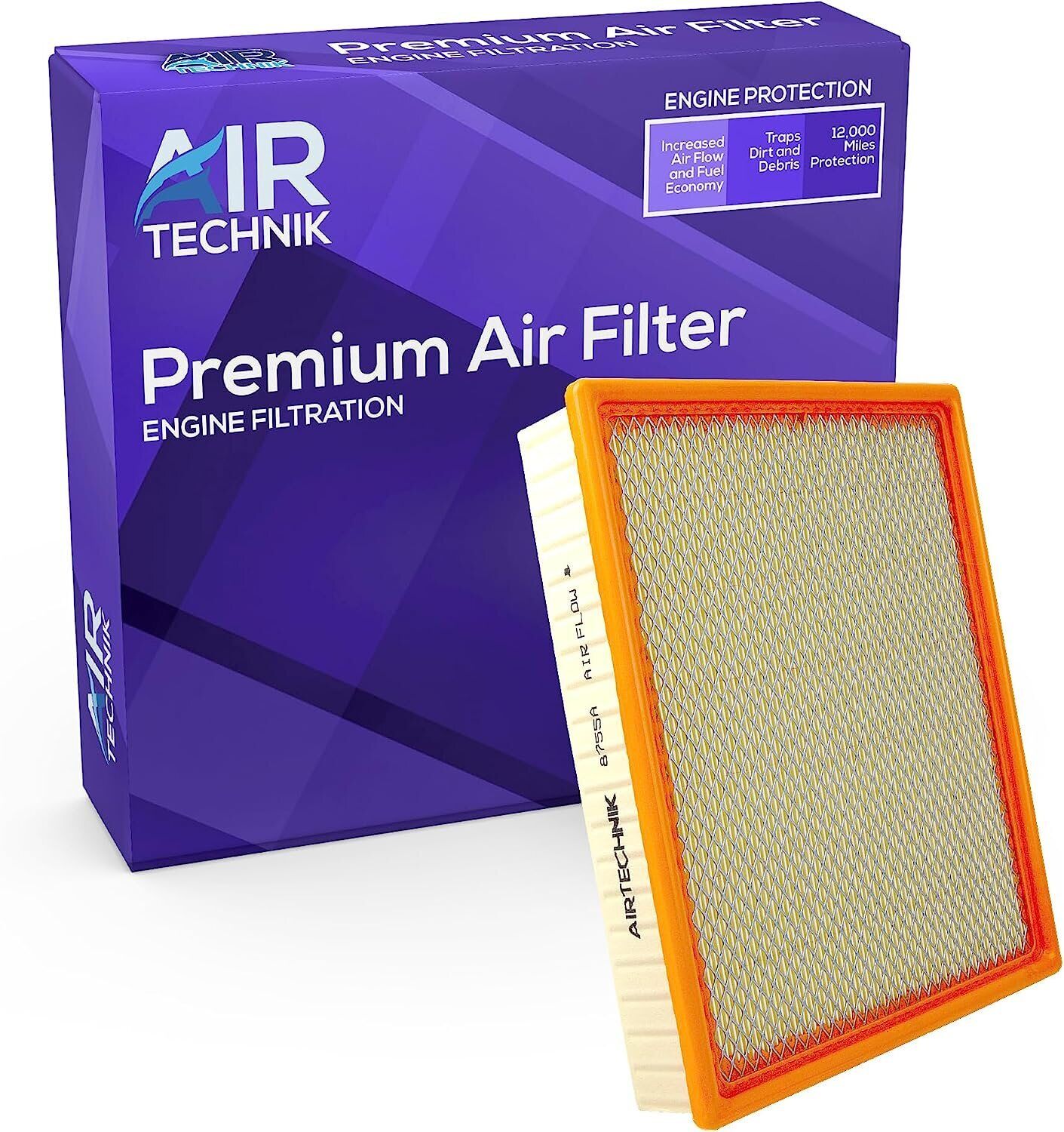 AirTechnik CA8755A Replacement Engine Air Filter | Fits Select Cadillac...