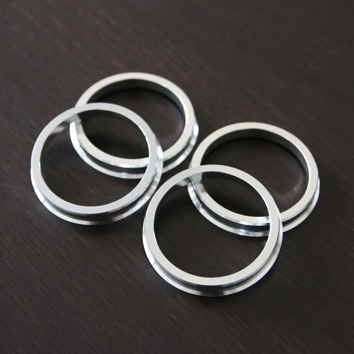 (4) Aluminum Hub Centric Rings Hubrings for 78mm Hubs & 106mm Wheels (78-106)