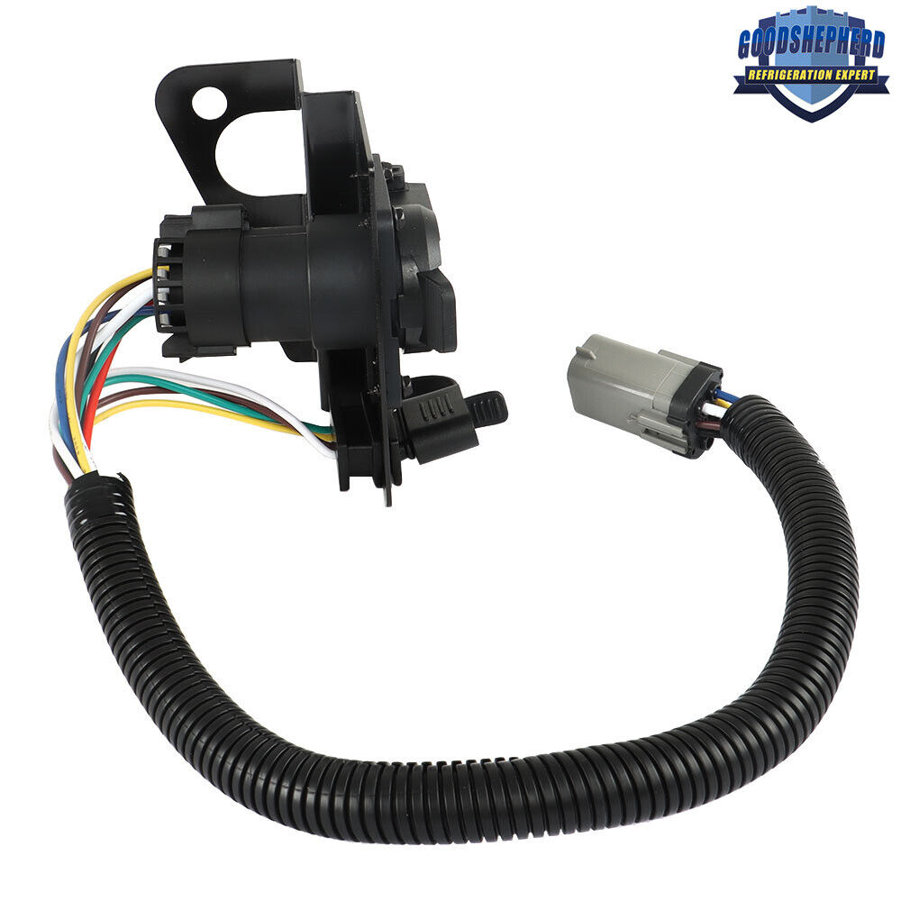 For 1999-2001 Ford F-Series Trailer Tow Wiring Harness 4 & 7 Pin Plug Black