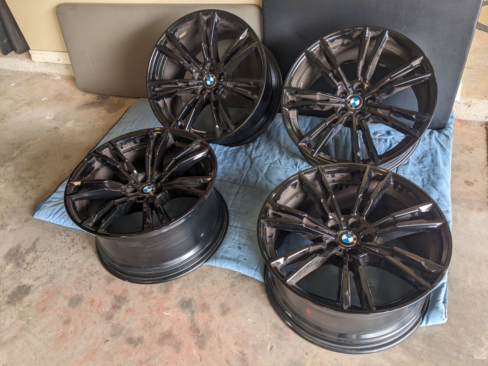Genuine BMW F90 M5 20” 706M Wheels Black Alloy Wheel Set Of 4