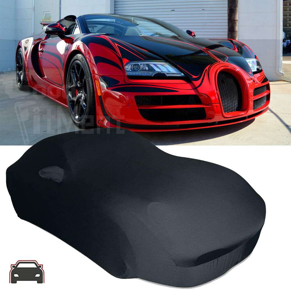 For Bugatti Veyron 16.4 06-15 Indoor Car Cover Stretch Satin Dustproof Protector