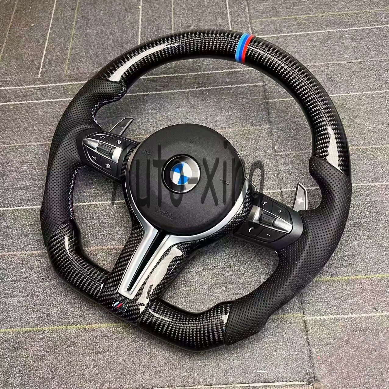 Heated Carbon Fiber Steering Wheel For BMW M2 M3 M4 M5 M6 X5 X6 F80 F30 2015+