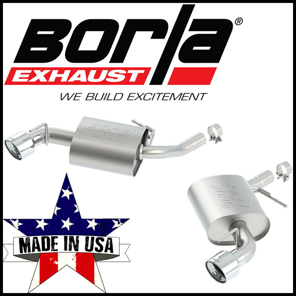 Borla ATAK Axle-Back Exhaust System fits 2016-2024 Chevy Camaro LT 3.6L V6