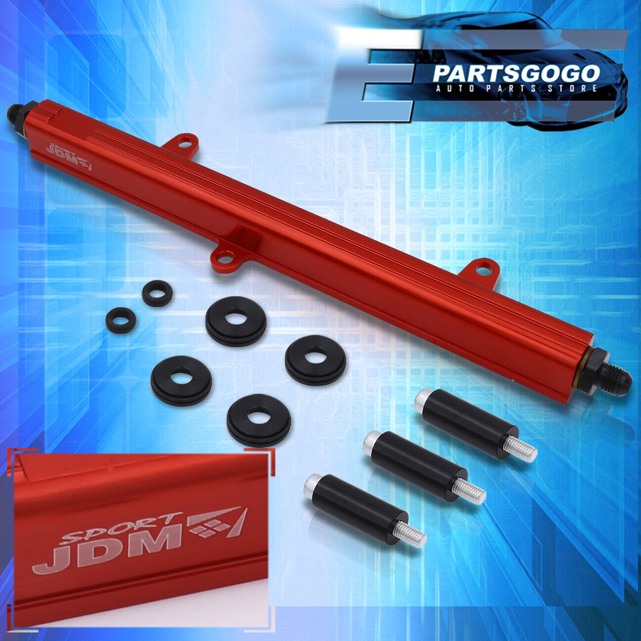 For 89-94 Nissan 240SX S13 SR20 Engine Intake Manifold Injector Fuel Rail Kit