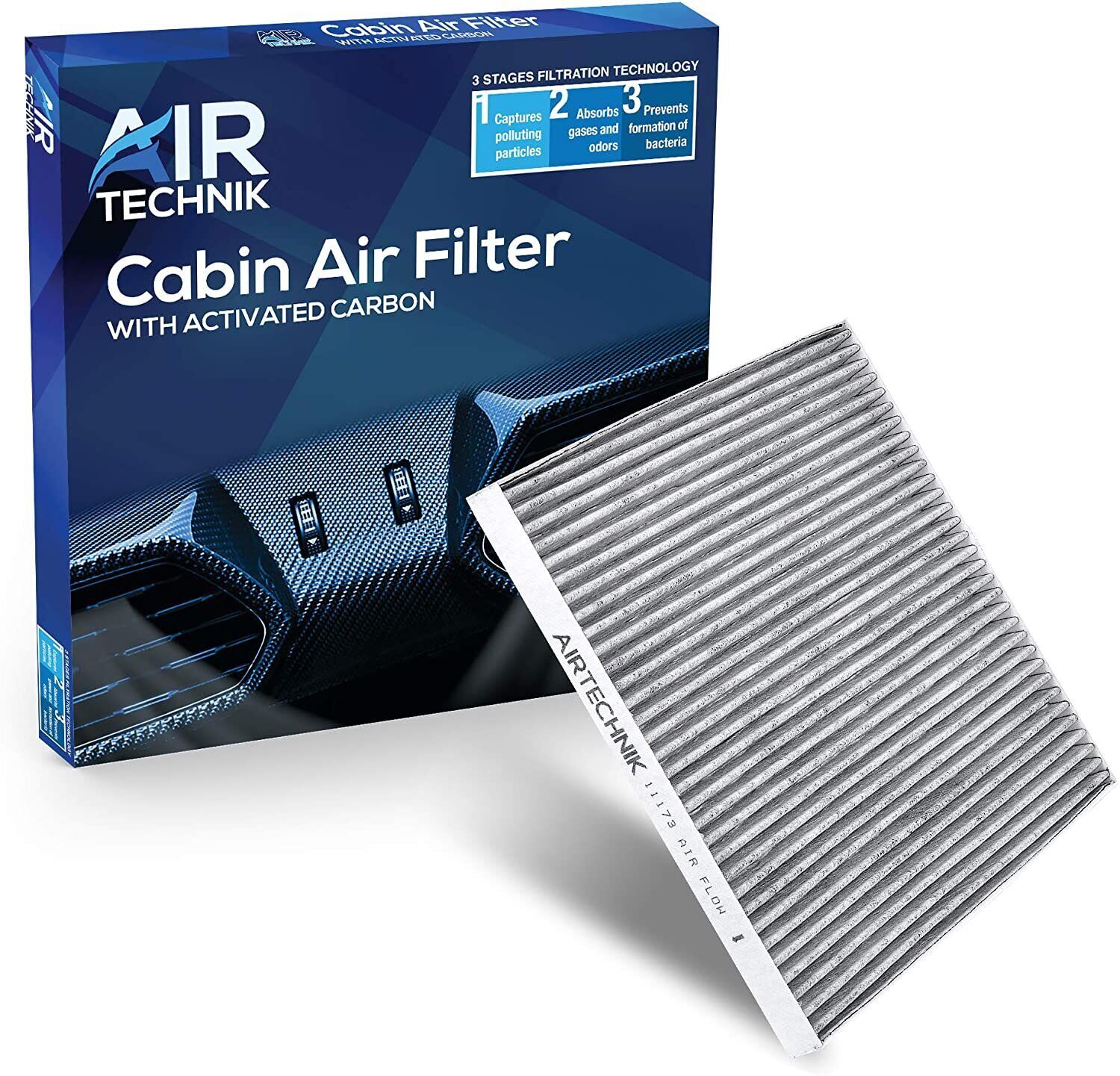 AirTechnik CF11173 Cabin Air Filter w/Activated Carbon | Fits Nissan Altima...