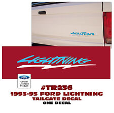TR236-BLWH 1993 1994 1995 FORD F-150 LIGHTNING - ONE TAILGATE DECAL - LICENSED picture