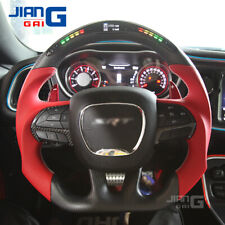 Matte Carbon Fiber Steering Wheel For Dodge Challenger Hellcat SRT with Heated picture