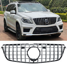 For Mercedes 2013-2015 X166 GL550 63 GT Style Front Grille Bumper Grill Chrome picture