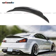 For INFINITI G37 Q60 Coupe 2008-13 HighKick Rear Trunk Spoiler Wing Carbon Fiber picture