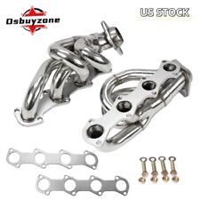 New for Ford 1997-2003 F-150 4.6L V8 Stainless Steel Shorty Manifold Headers kit picture