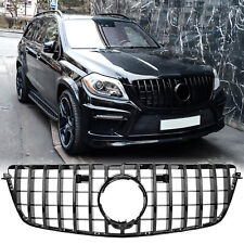 For 2013-2015 Mercedes GL-Class X166 GL 450 550 GT Front Bumper Grille Black picture
