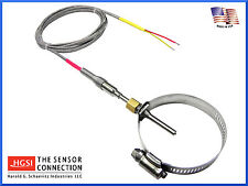 Exhaust Gas Temperature Straight EGT Probe with Muffler Clamp picture