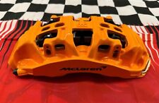 Mclaren 765LT SENNA TRACK Brake Calipers with Pads Set of Four in Gloss Orange picture