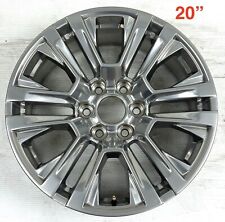 1 Single 20” GMC Sierra Yukon Denali Factory OEM Polish Wheels Rims 5917 picture